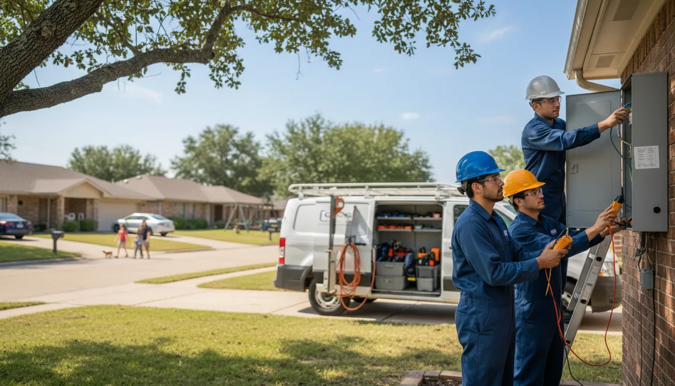 Certified electrician providing emergency electrical services in Brilliant, OH